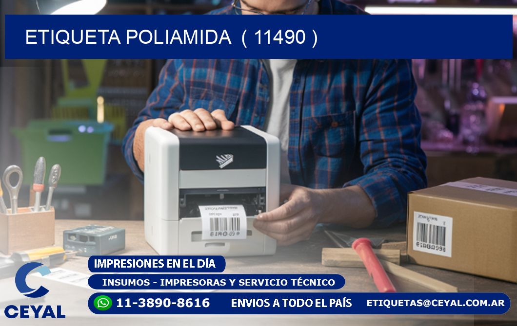 ETIQUETA POLIAMIDA  ( 11490 )