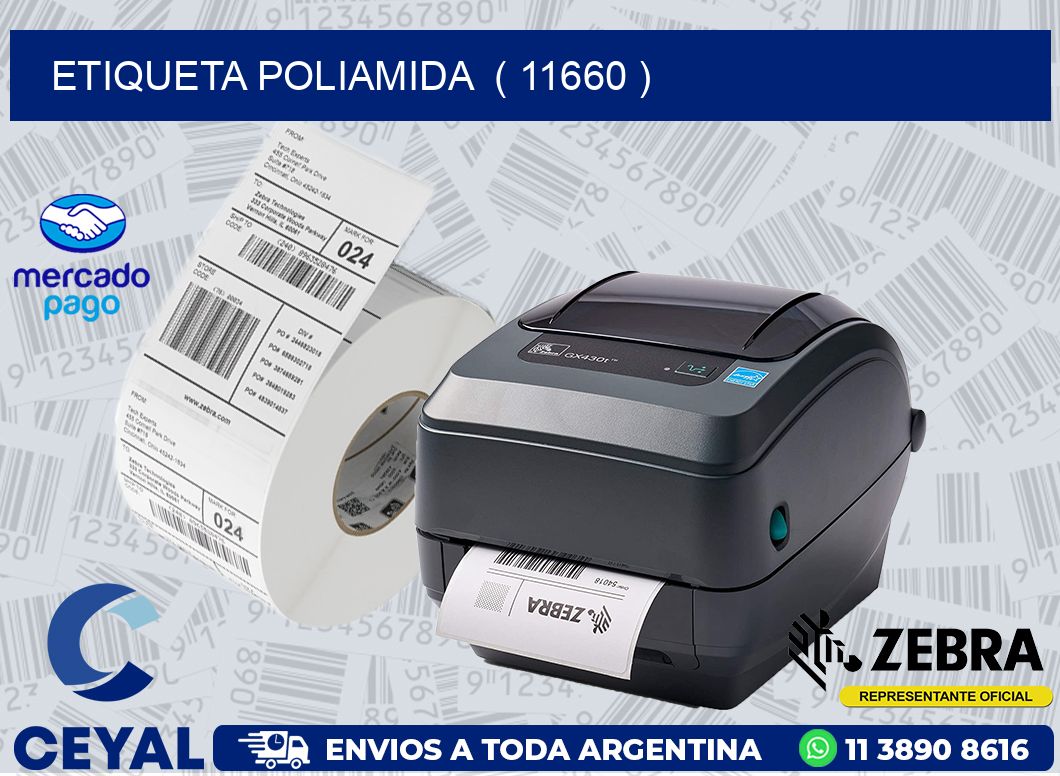 ETIQUETA POLIAMIDA  ( 11660 )