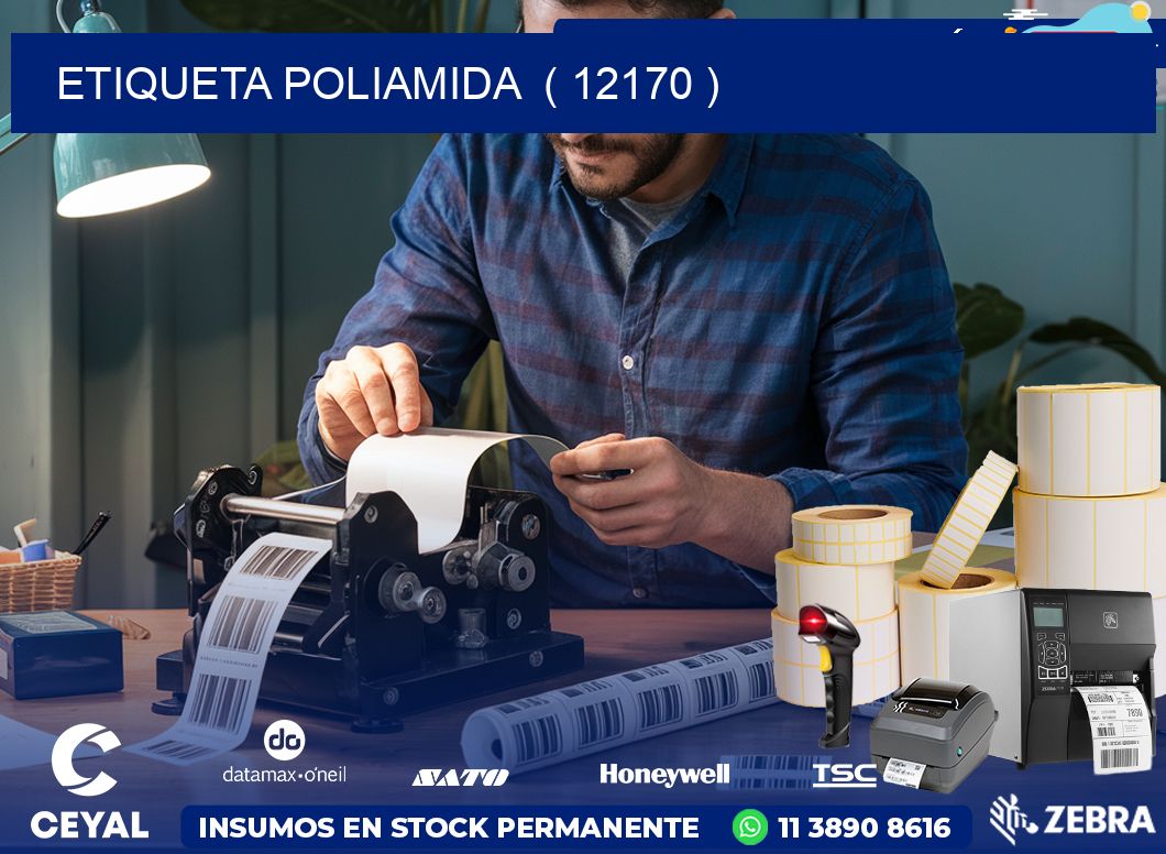 ETIQUETA POLIAMIDA  ( 12170 )