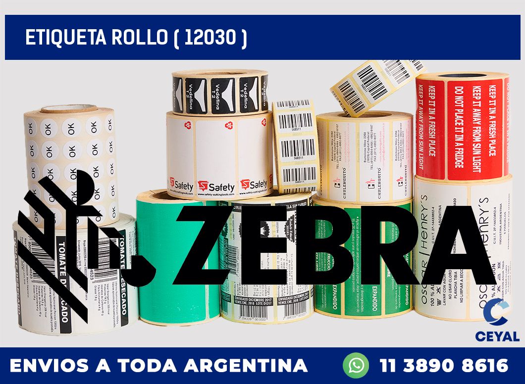 ETIQUETA ROLLO ( 12030 )