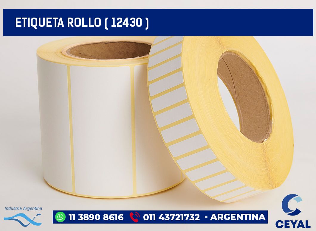 ETIQUETA ROLLO ( 12430 )