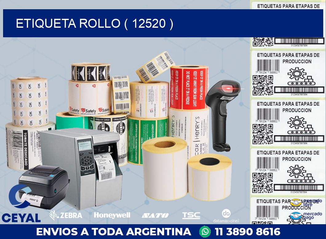 ETIQUETA ROLLO ( 12520 )