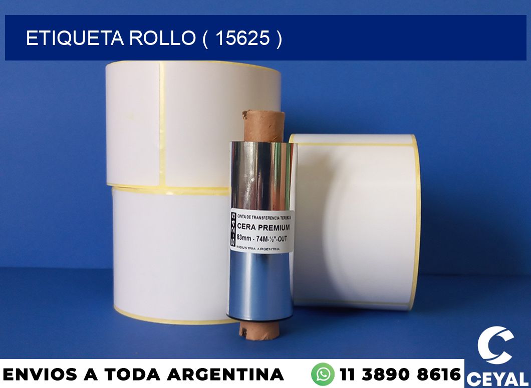 ETIQUETA ROLLO ( 15625 )