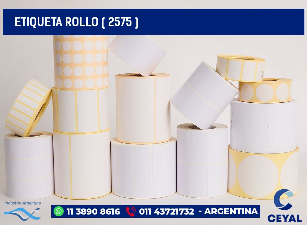ETIQUETA ROLLO ( 2575 )