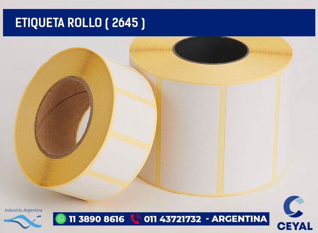 ETIQUETA ROLLO ( 2645 )