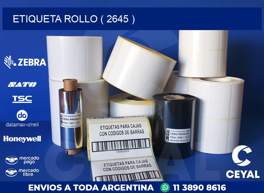 ETIQUETA ROLLO ( 2645 )
