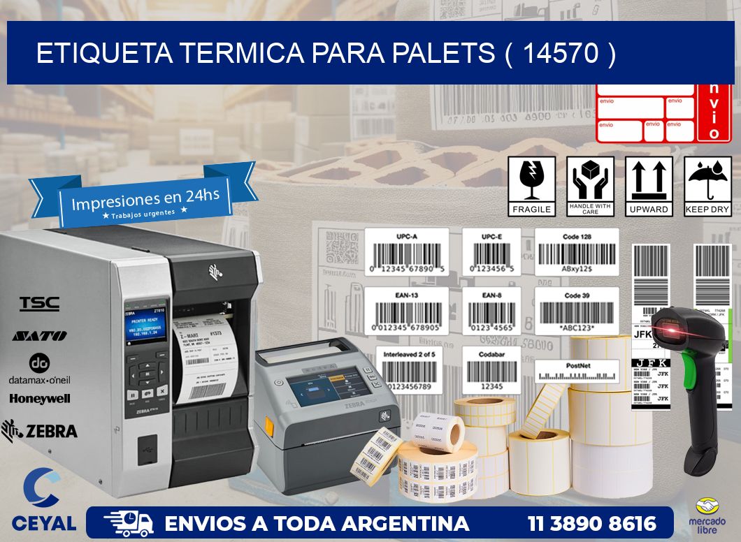 ETIQUETA TERMICA PARA PALETS ( 14570 )
