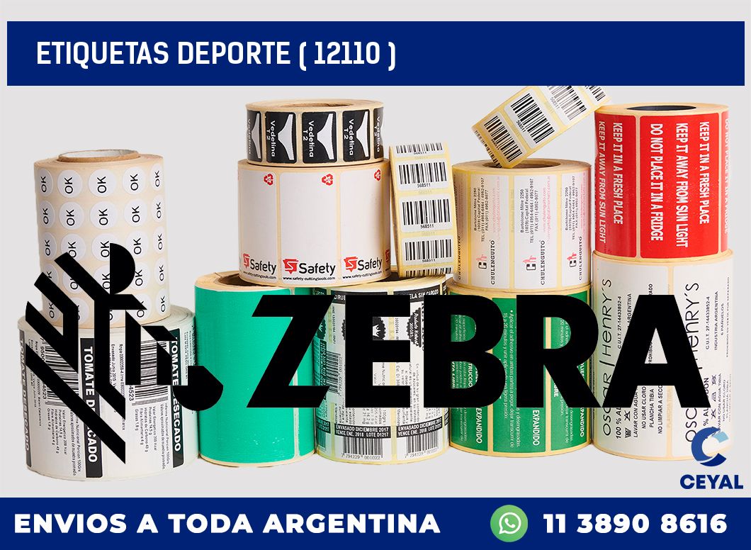 ETIQUETAS DEPORTE ( 12110 )