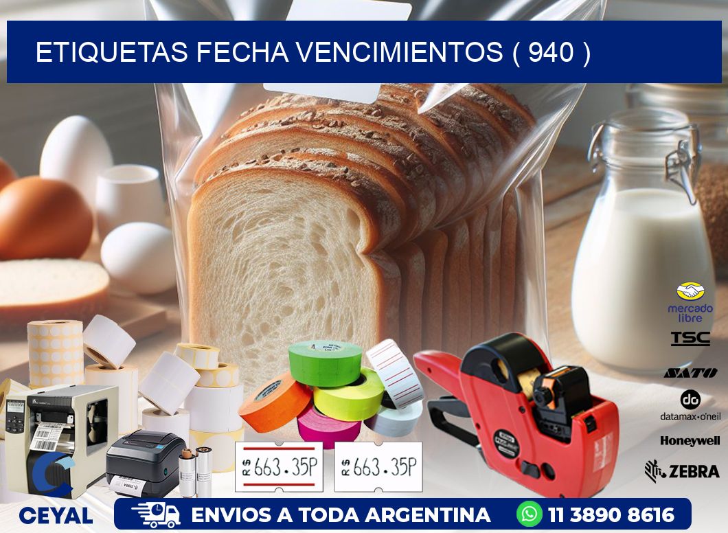 ETIQUETAS FECHA VENCIMIENTOS ( 940 )