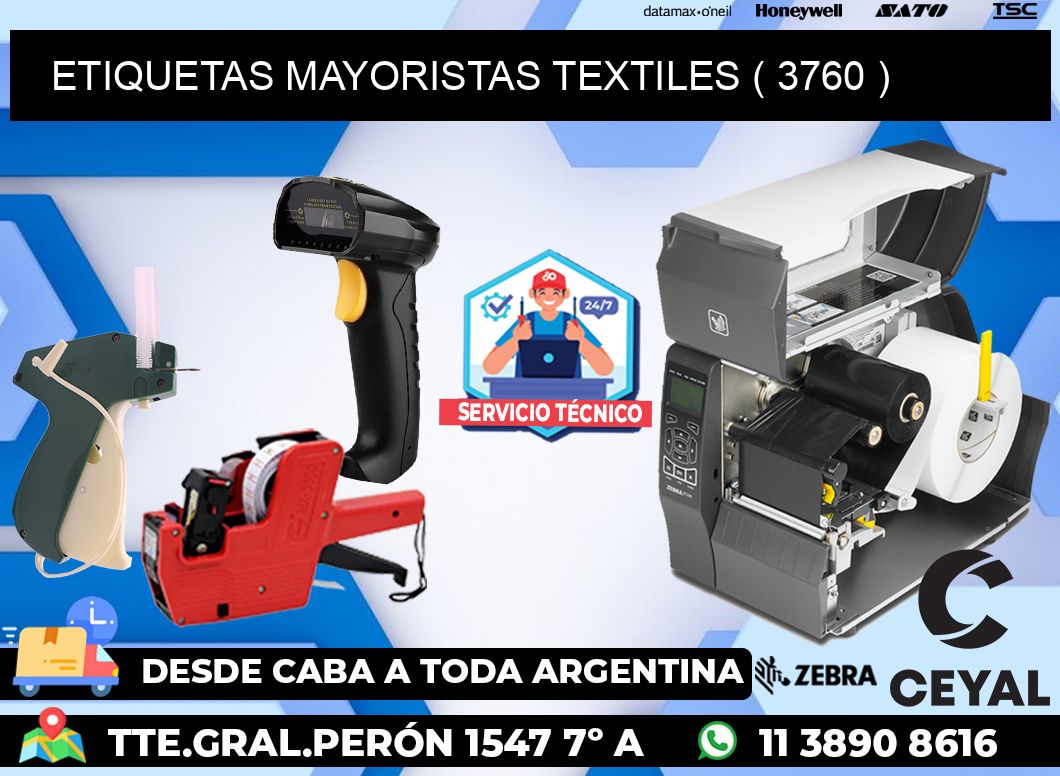 ETIQUETAS MAYORISTAS TEXTILES ( 3760 )