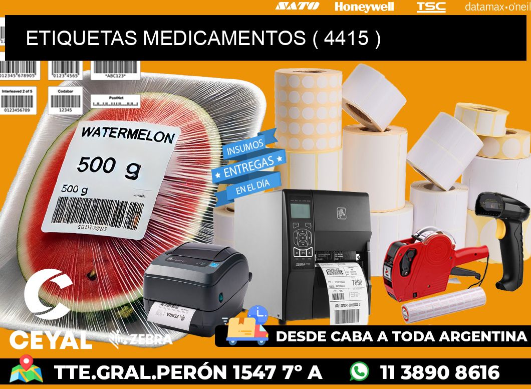 ETIQUETAS MEDICAMENTOS ( 4415 )
