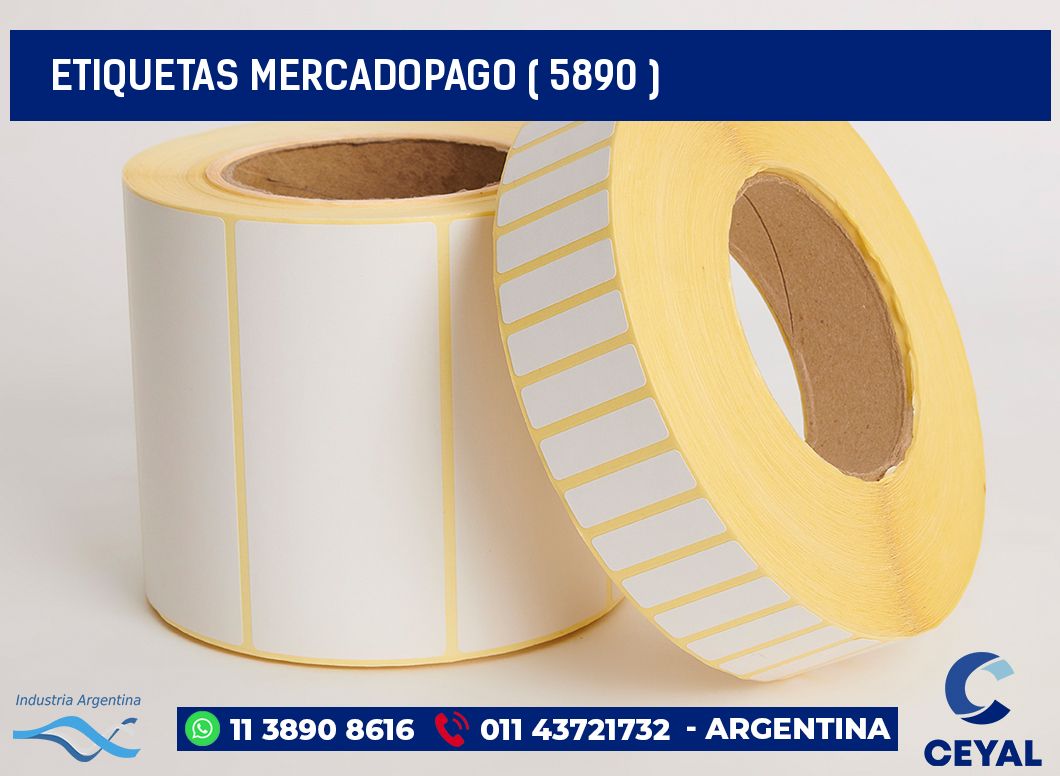 ETIQUETAS MERCADOPAGO ( 5890 )