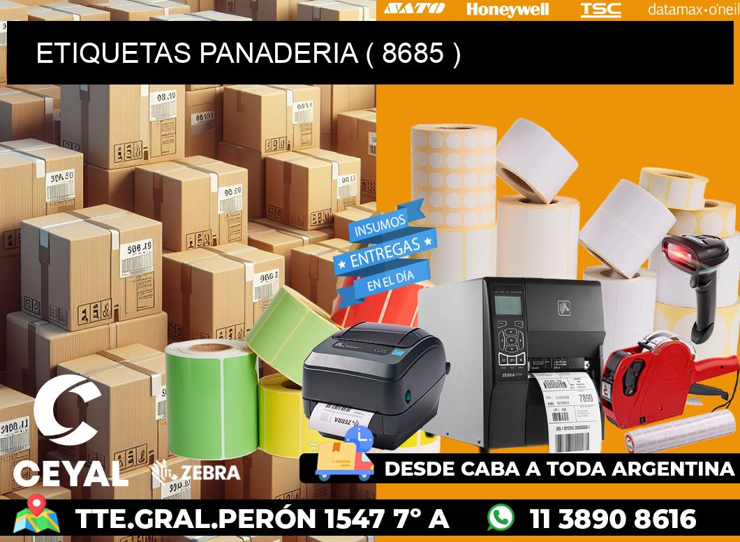 ETIQUETAS PANADERIA ( 8685 )
