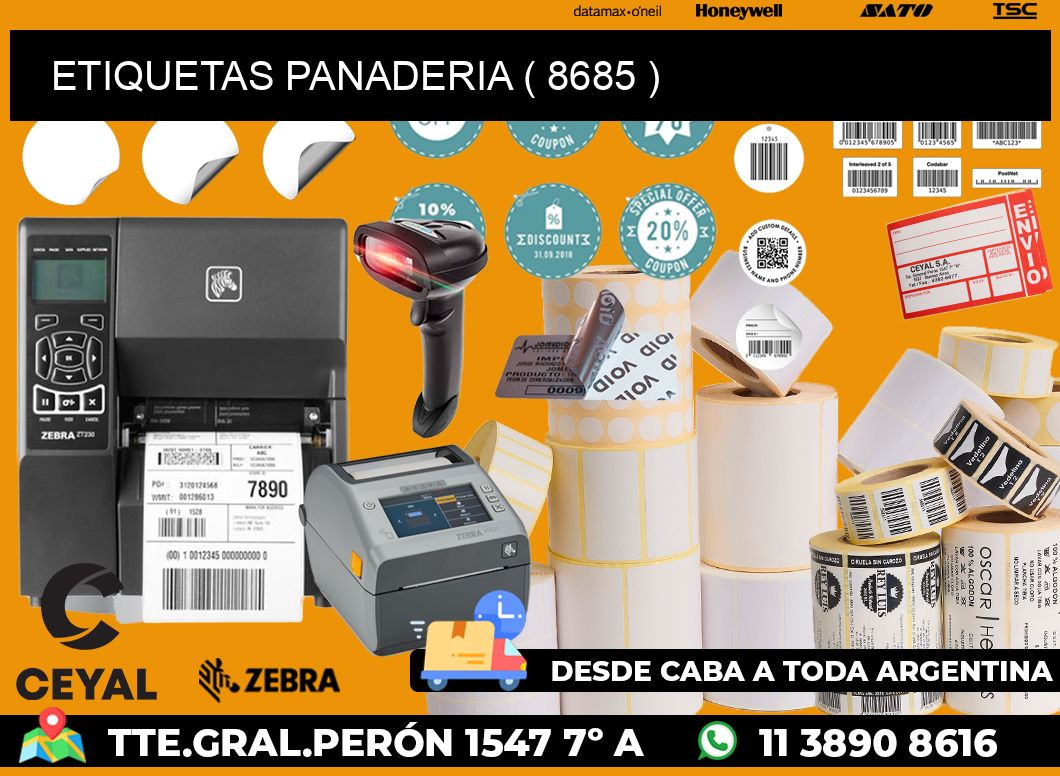 ETIQUETAS PANADERIA ( 8685 )