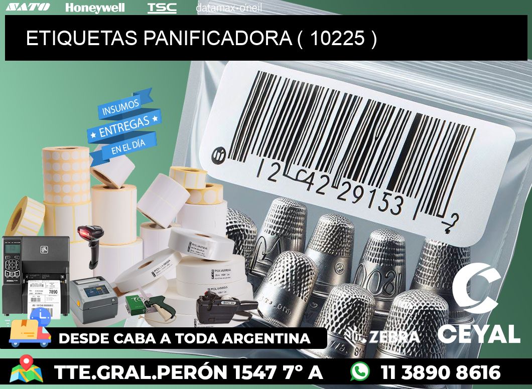 ETIQUETAS PANIFICADORA ( 10225 )