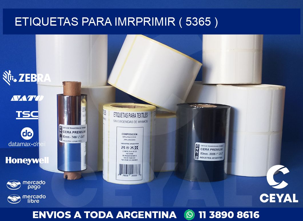 ETIQUETAS PARA IMRPRIMIR ( 5365 )