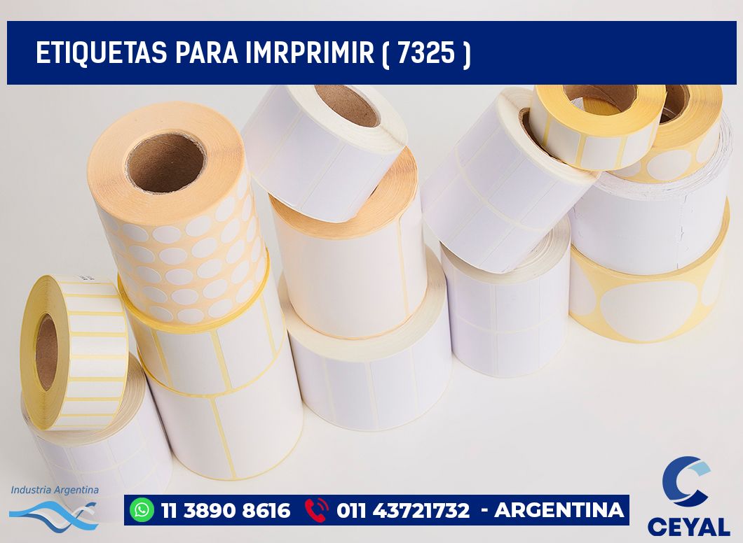 ETIQUETAS PARA IMRPRIMIR ( 7325 )