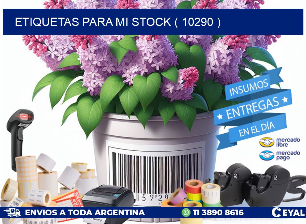ETIQUETAS PARA MI STOCK ( 10290 )