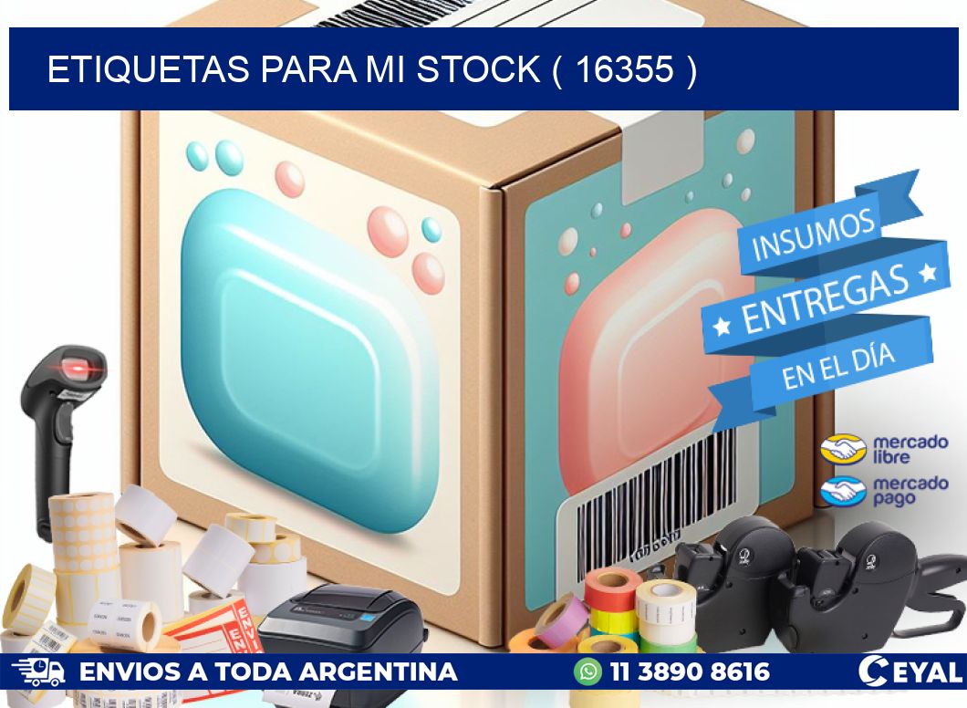 ETIQUETAS PARA MI STOCK ( 16355 )