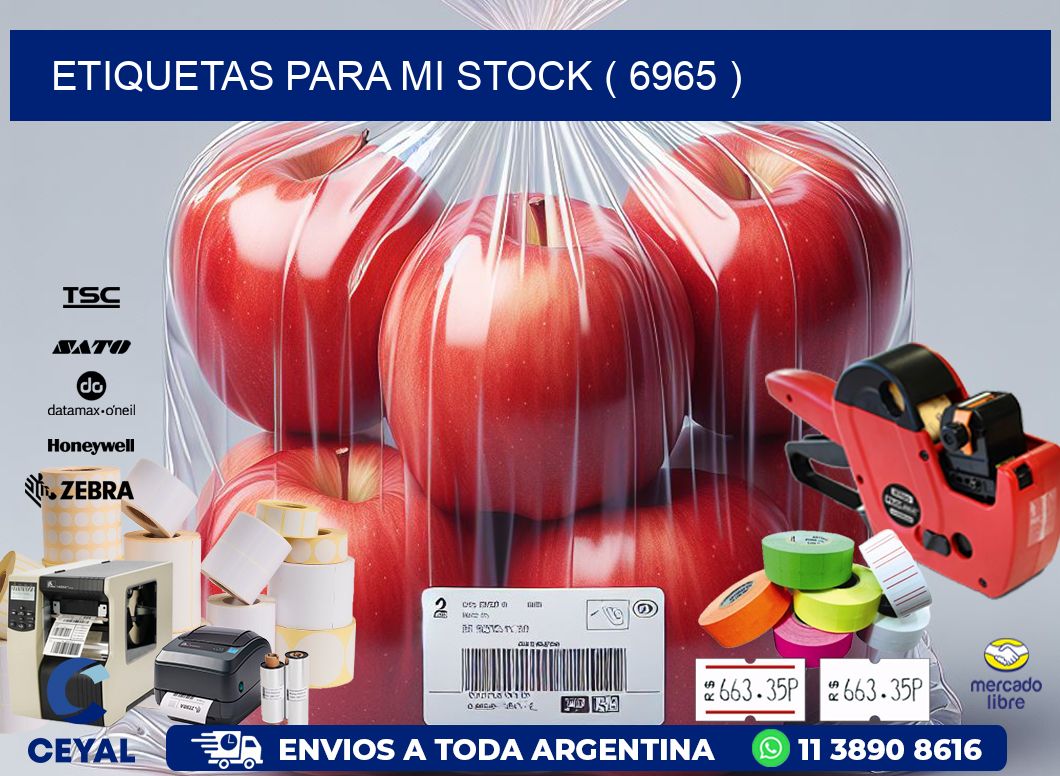 ETIQUETAS PARA MI STOCK ( 6965 )