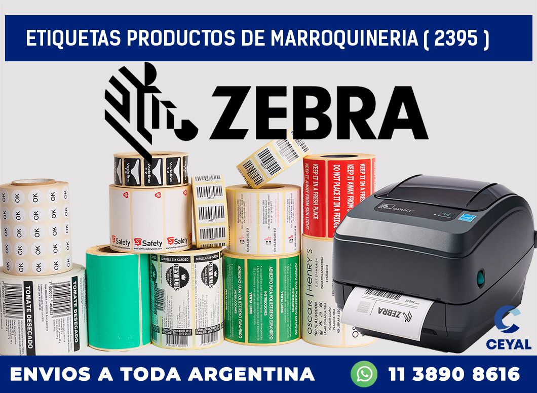 ETIQUETAS PRODUCTOS DE MARROQUINERIA ( 2395 )