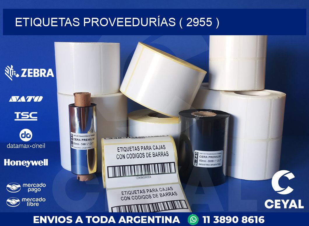 ETIQUETAS PROVEEDURÍAS ( 2955 )