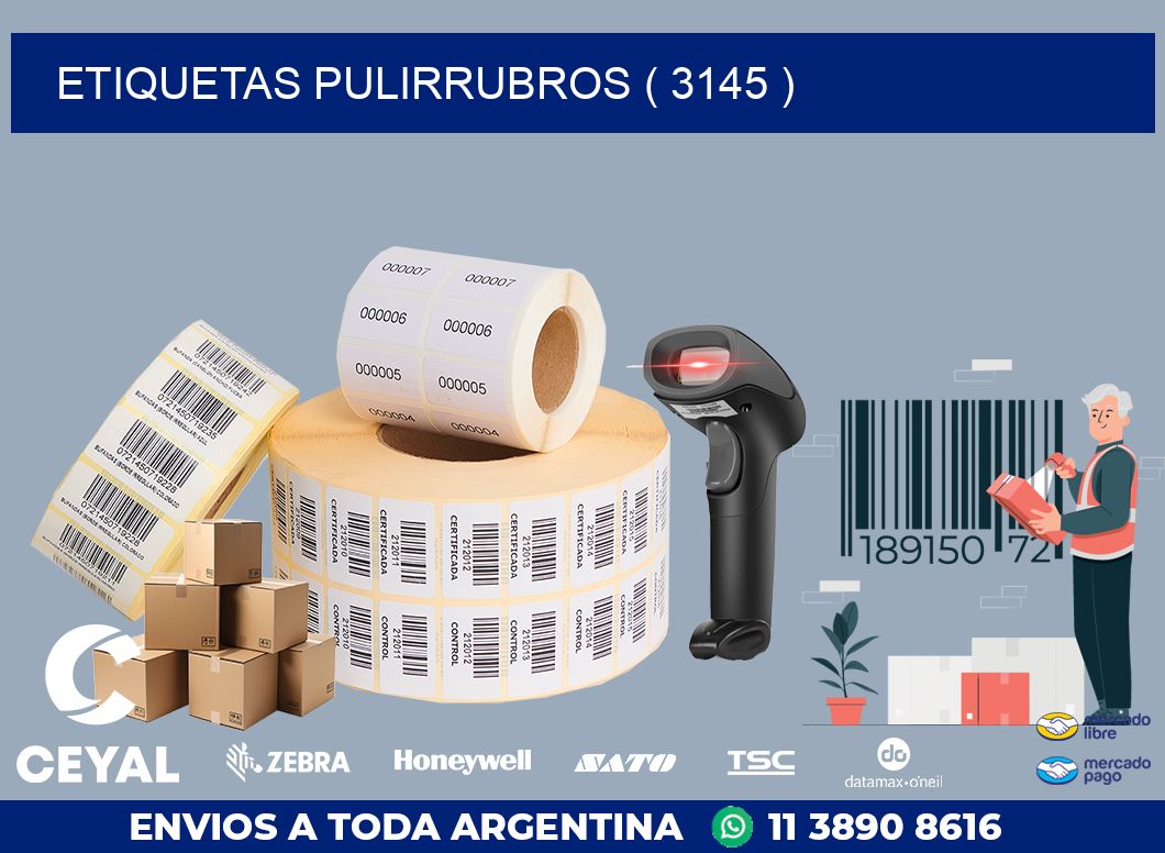 ETIQUETAS PULIRRUBROS ( 3145 )