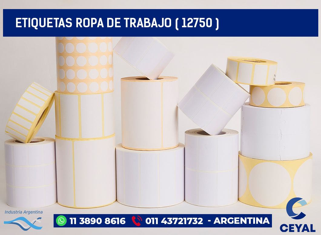 ETIQUETAS ROPA DE TRABAJO ( 12750 )