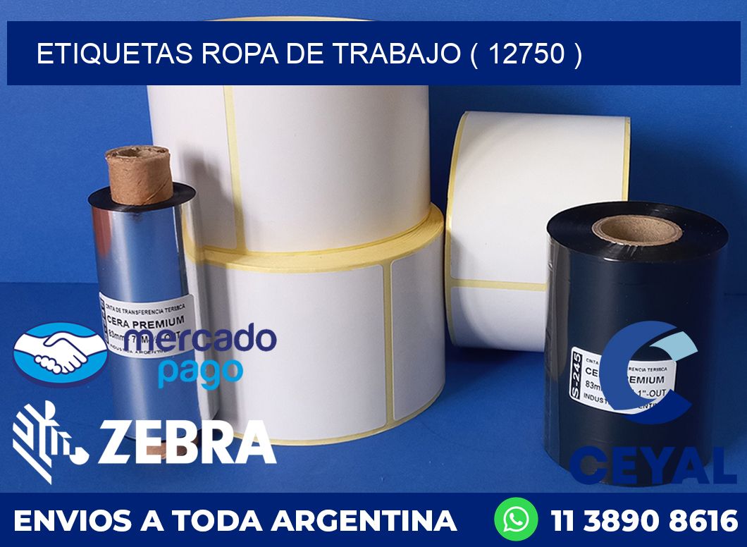 ETIQUETAS ROPA DE TRABAJO ( 12750 )