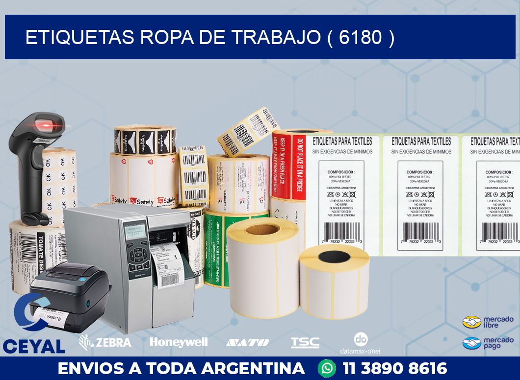 ETIQUETAS ROPA DE TRABAJO ( 6180 )