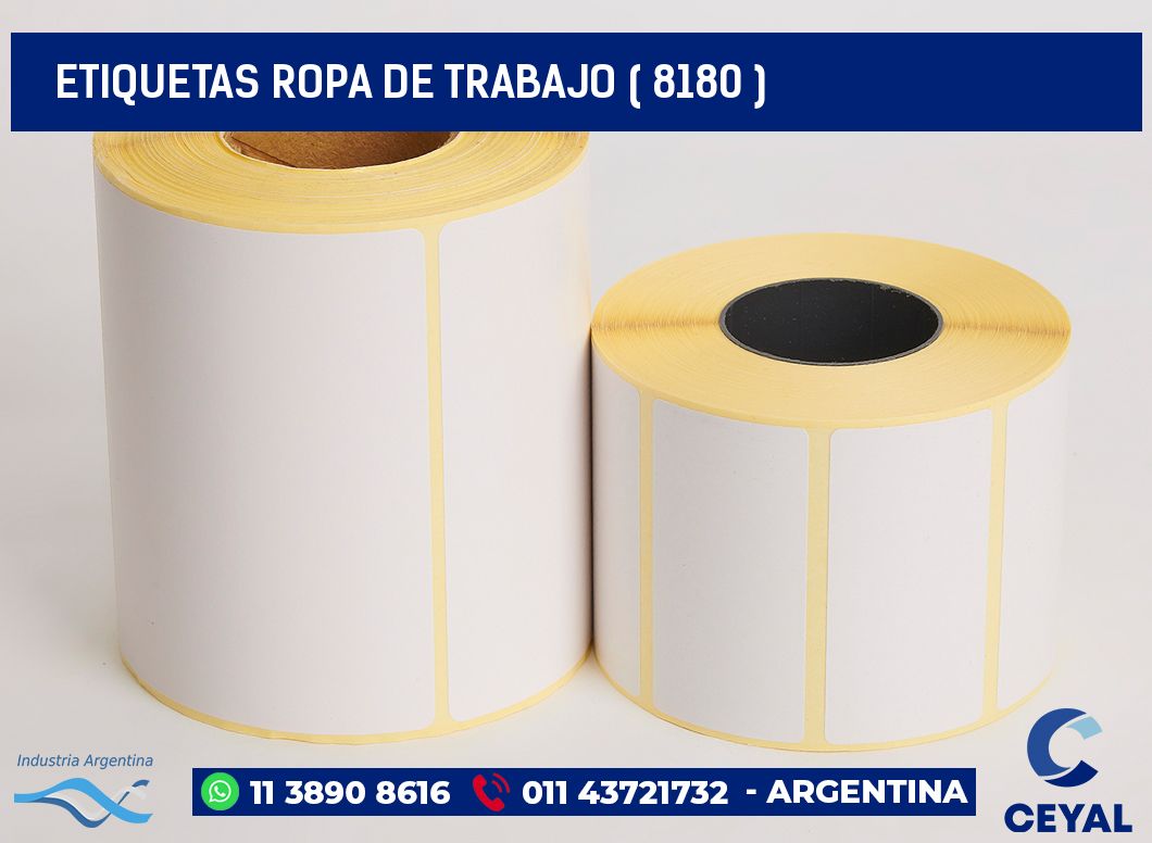 ETIQUETAS ROPA DE TRABAJO ( 8180 )