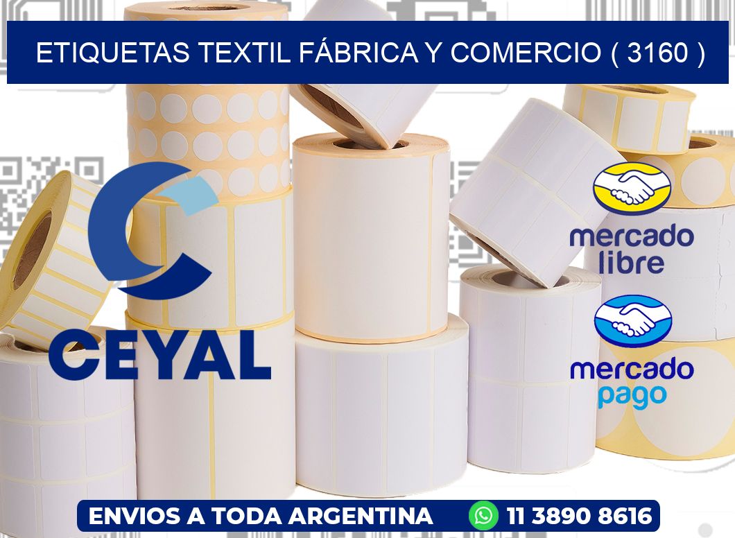 ETIQUETAS TEXTIL FÁBRICA Y COMERCIO ( 3160 )