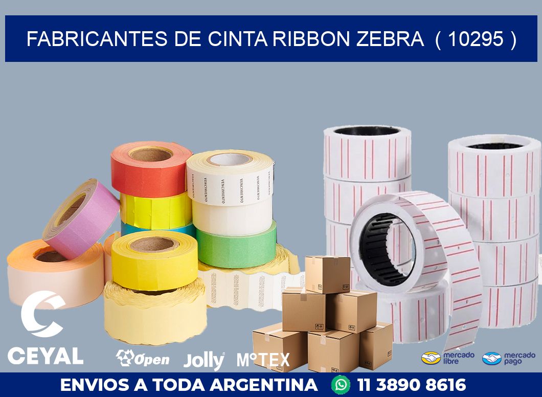 FABRICANTES DE CINTA RIBBON ZEBRA  ( 10295 )
