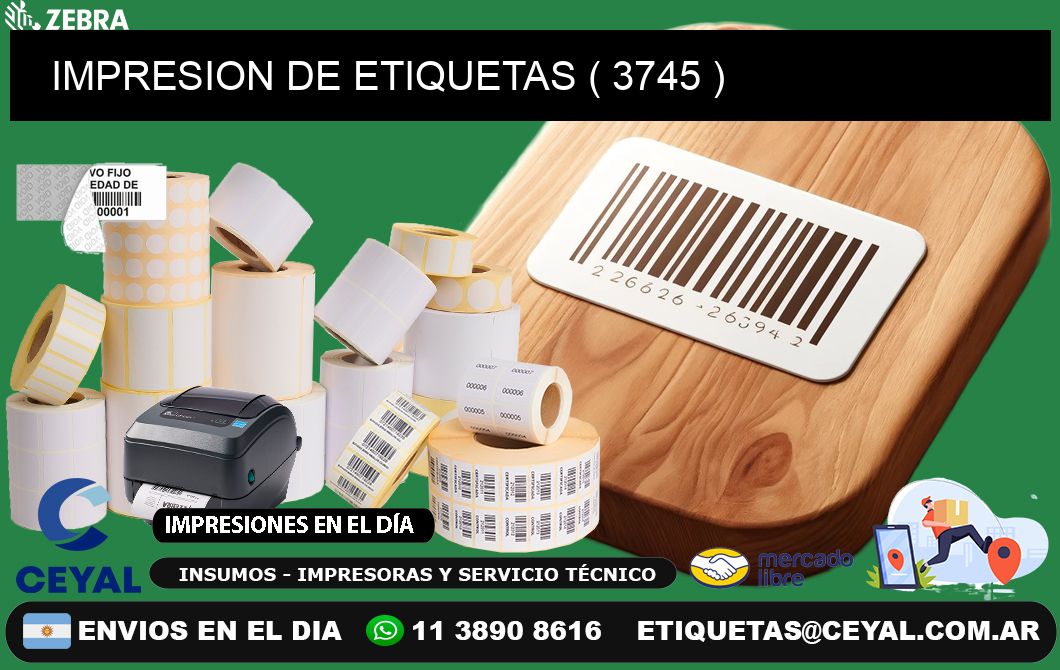 IMPRESION DE ETIQUETAS ( 3745 )