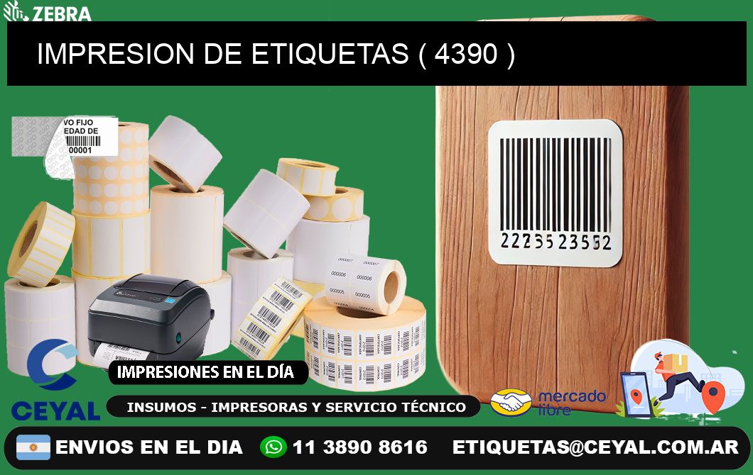 IMPRESION DE ETIQUETAS ( 4390 )