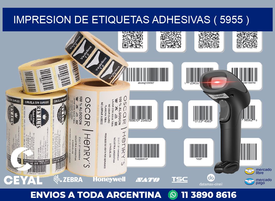 IMPRESION DE ETIQUETAS ADHESIVAS ( 5955 )