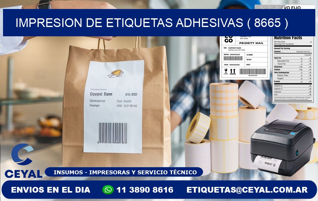 IMPRESION DE ETIQUETAS ADHESIVAS ( 8665 )