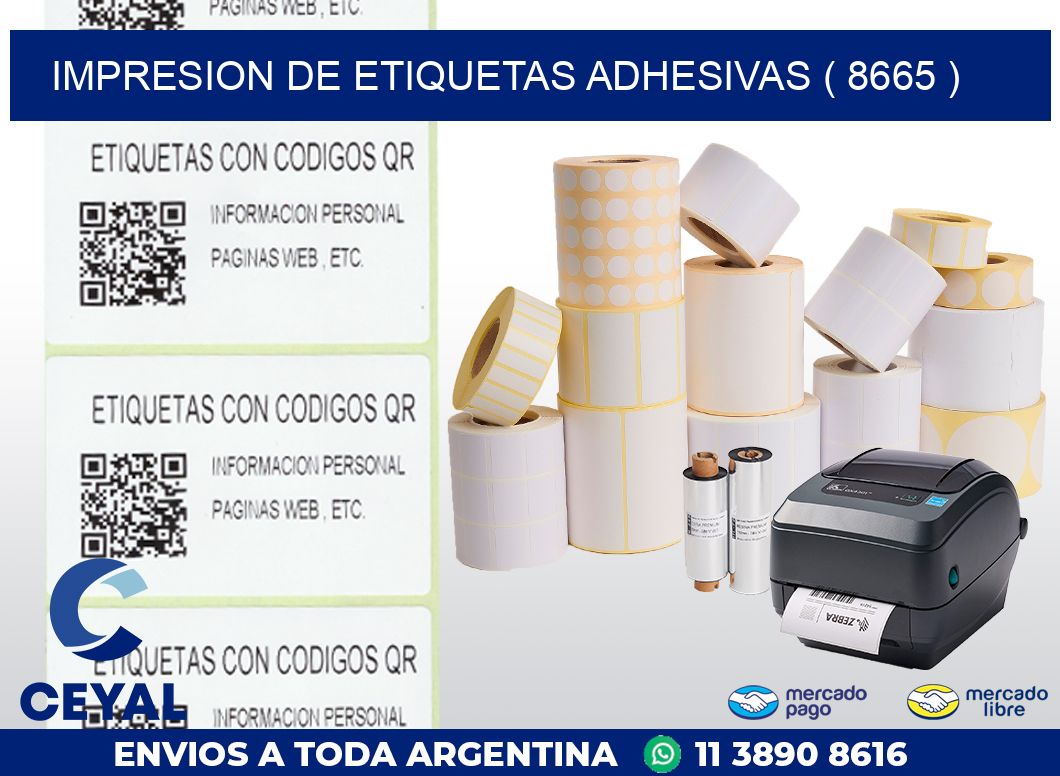 IMPRESION DE ETIQUETAS ADHESIVAS ( 8665 )