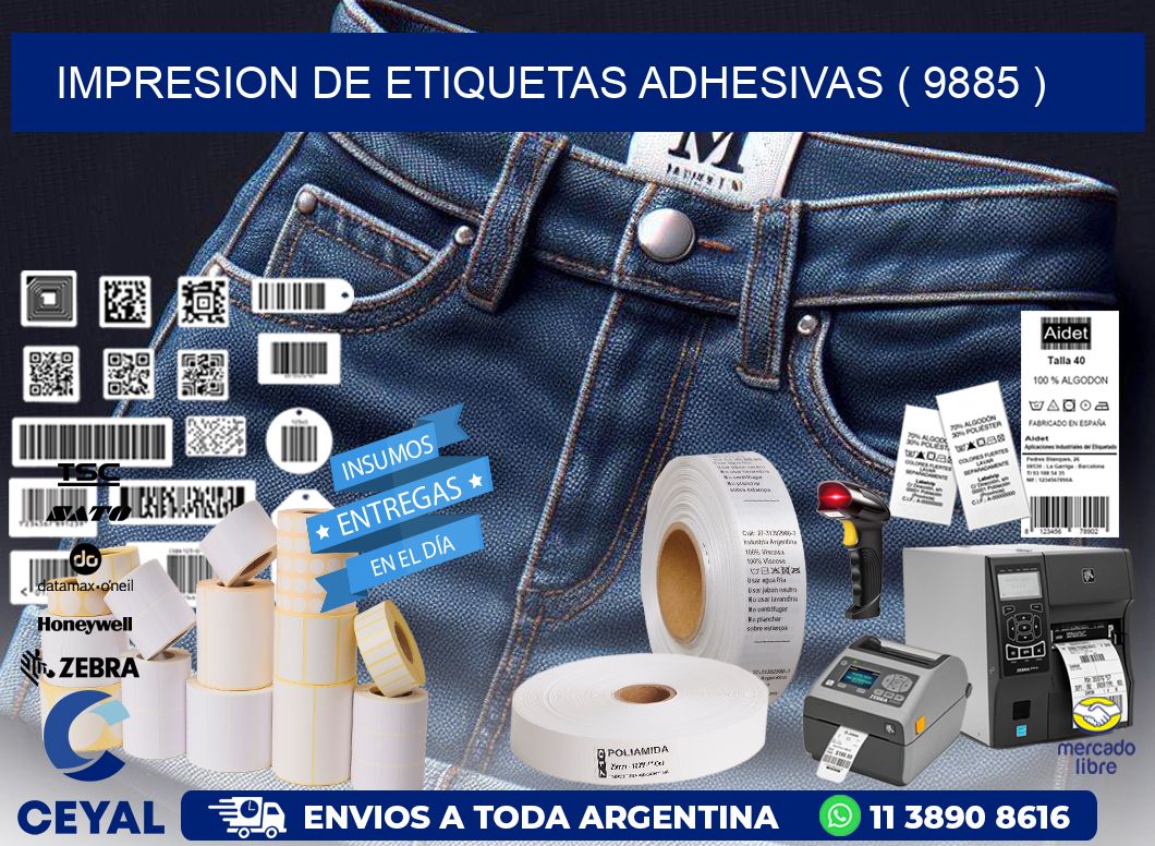 IMPRESION DE ETIQUETAS ADHESIVAS ( 9885 )