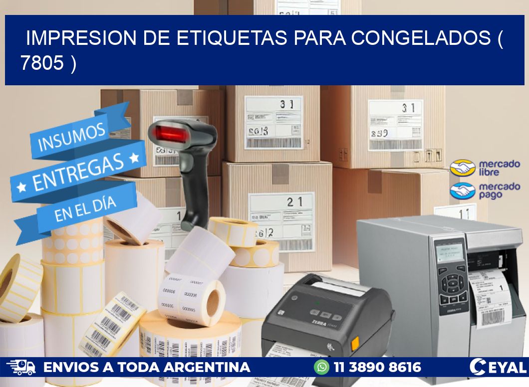 IMPRESION DE ETIQUETAS PARA CONGELADOS ( 7805 )