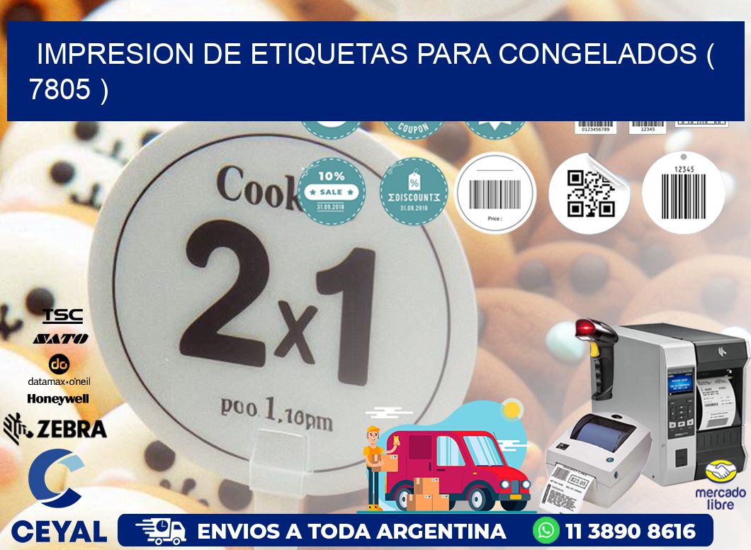 IMPRESION DE ETIQUETAS PARA CONGELADOS ( 7805 )