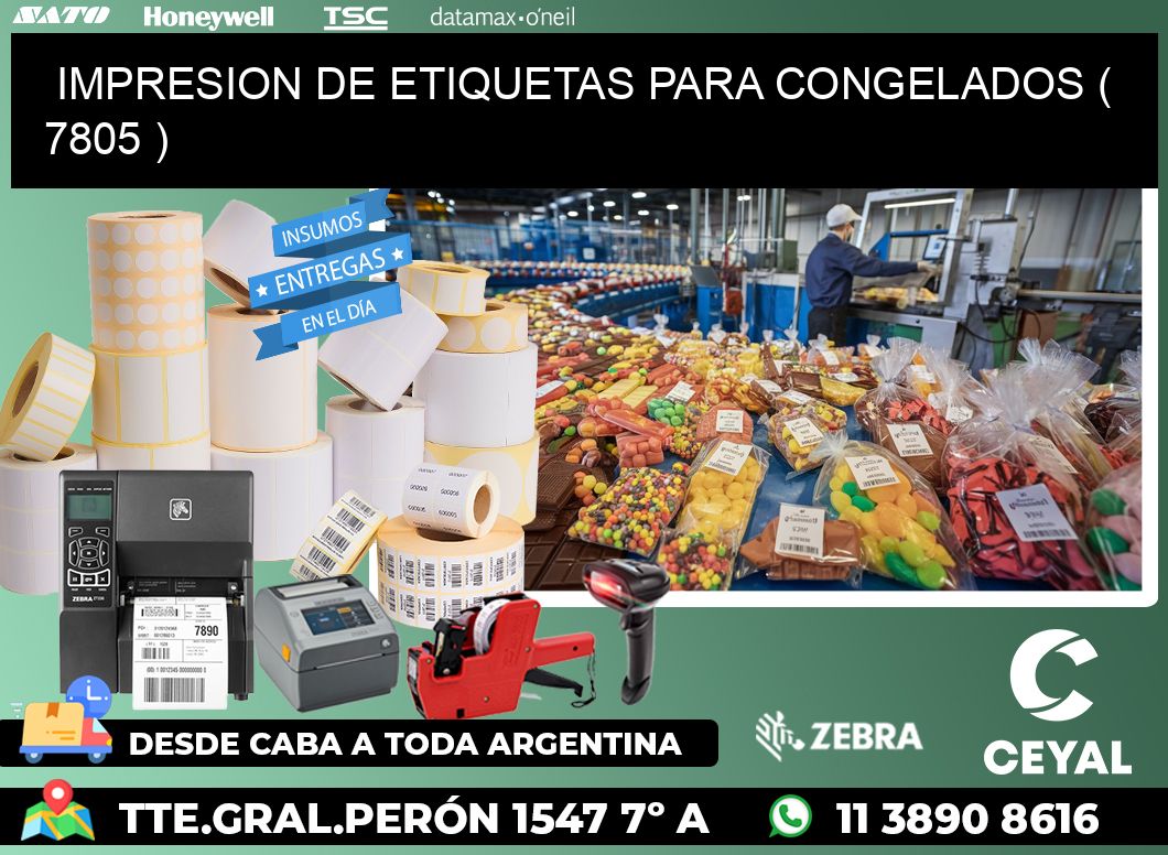 IMPRESION DE ETIQUETAS PARA CONGELADOS ( 7805 )