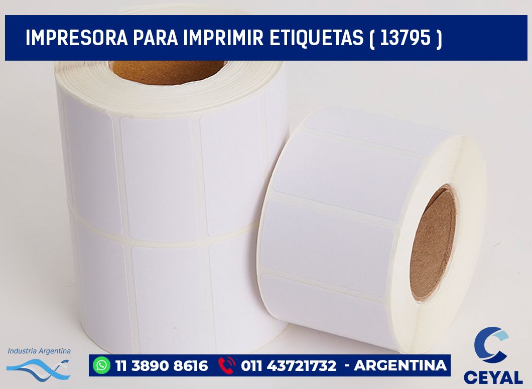 IMPRESORA PARA IMPRIMIR ETIQUETAS ( 13795 )