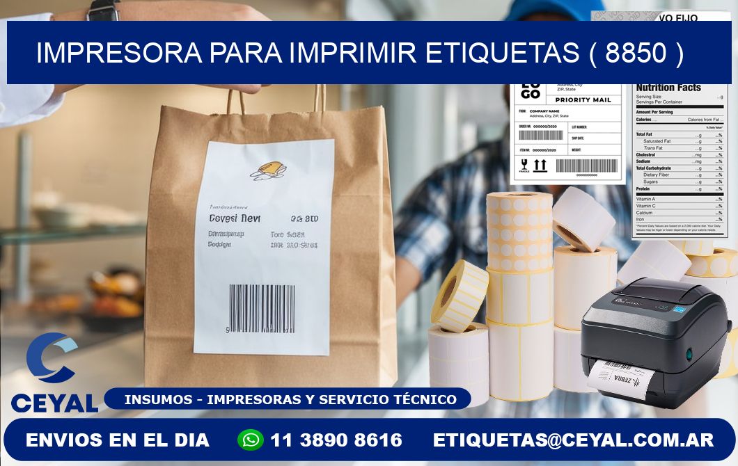 IMPRESORA PARA IMPRIMIR ETIQUETAS ( 8850 )
