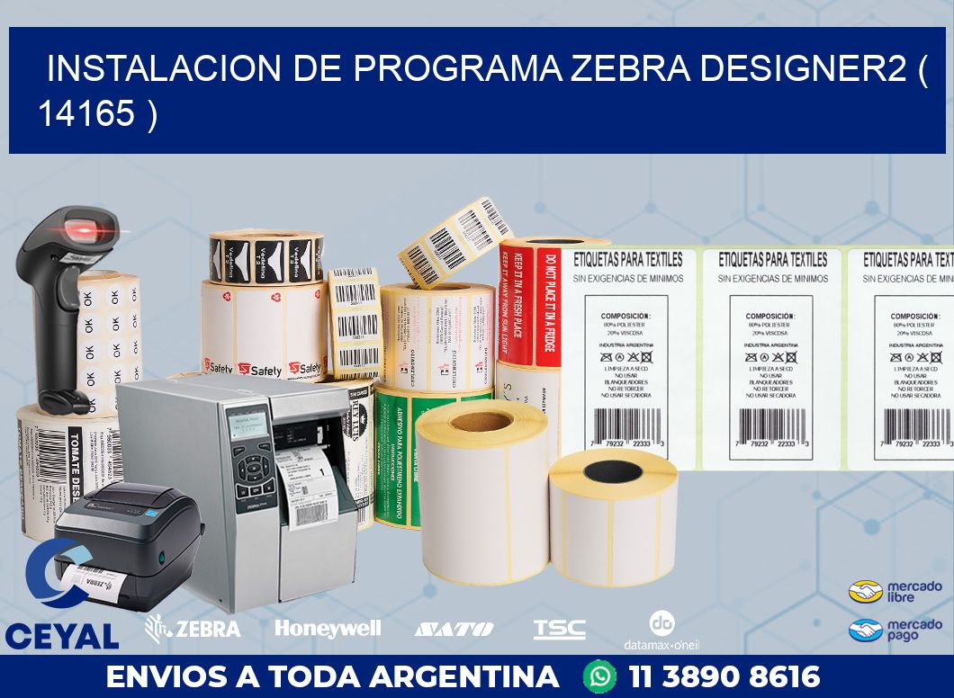 INSTALACION DE PROGRAMA ZEBRA DESIGNER2 ( 14165 )