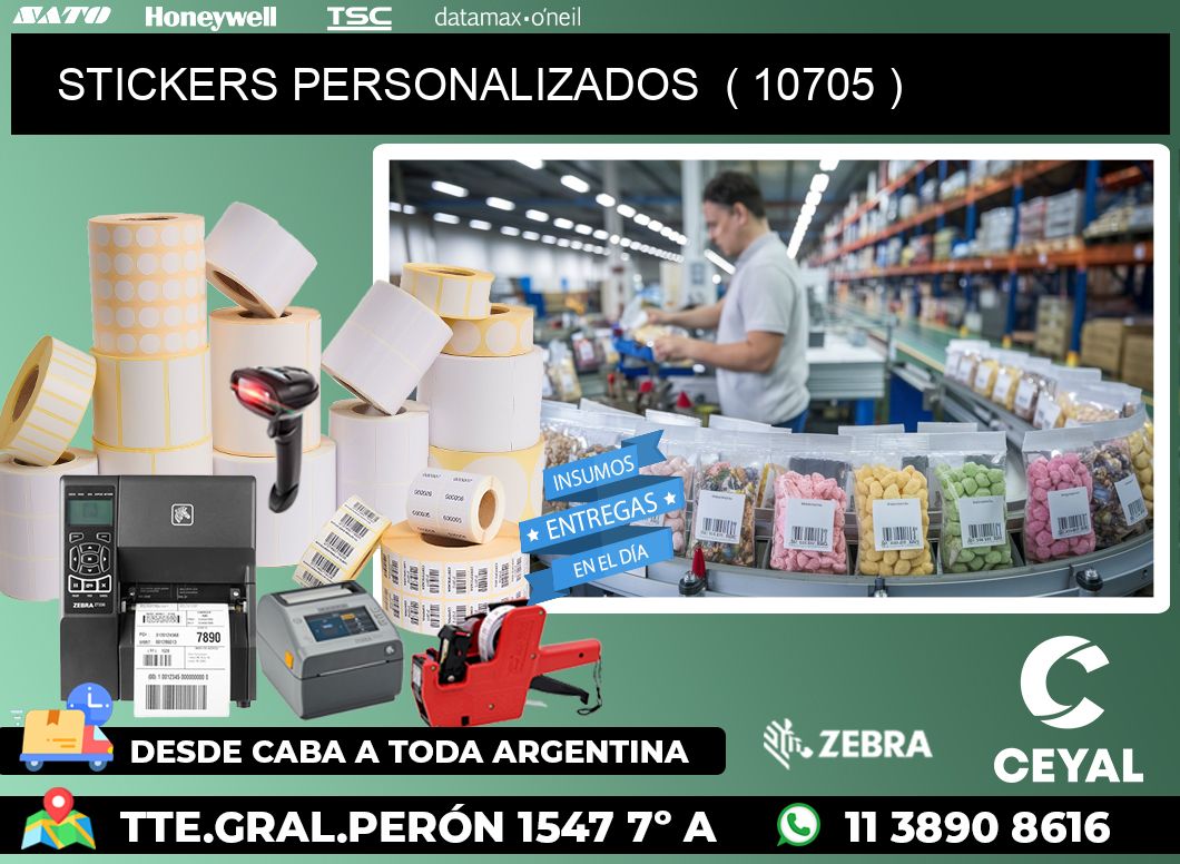 STICKERS PERSONALIZADOS ( 10705 )
