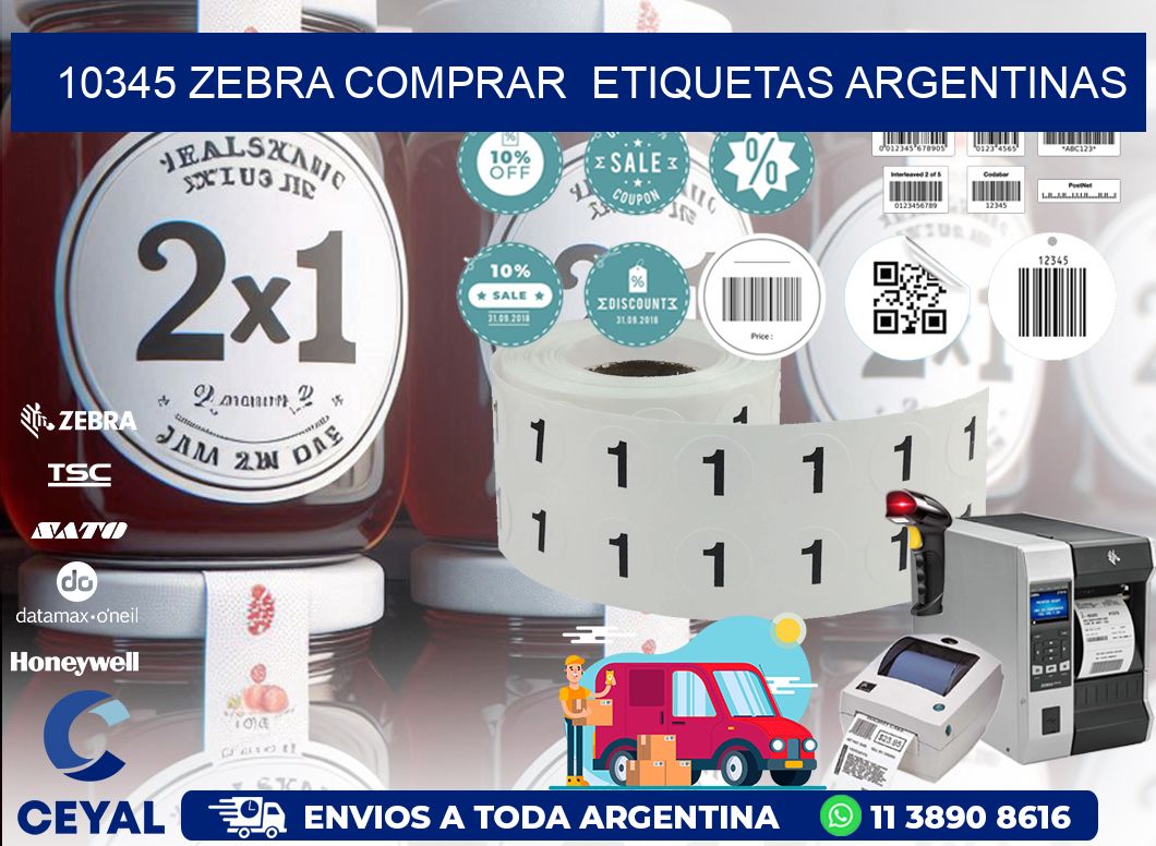 10345 ZEBRA COMPRAR  ETIQUETAS ARGENTINAS