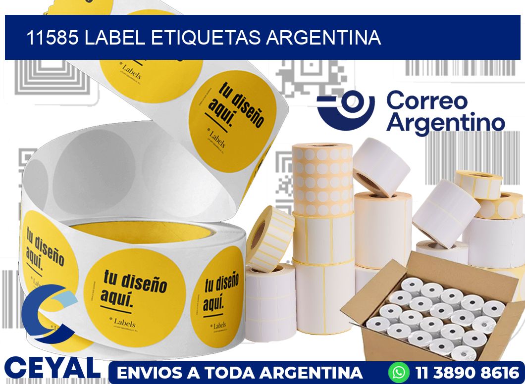 11585 LABEL ETIQUETAS ARGENTINA