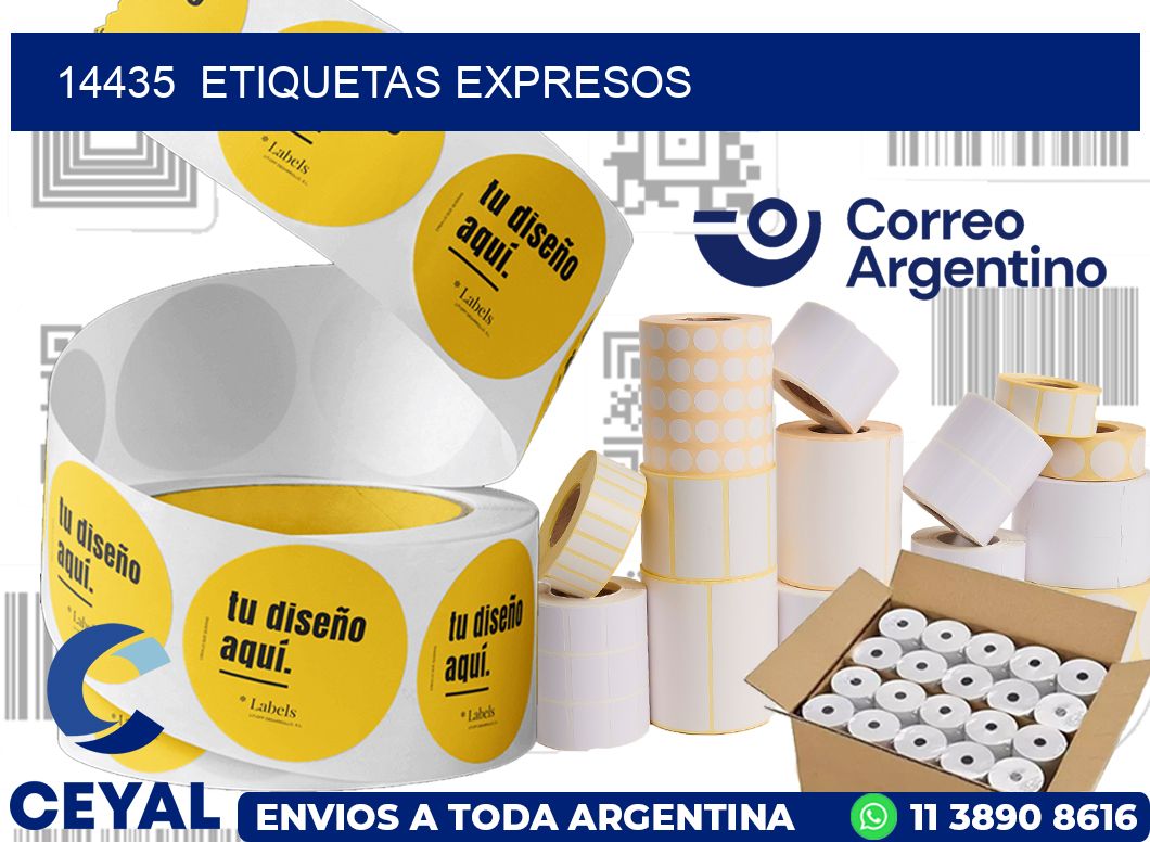 14435  ETIQUETAS EXPRESOS