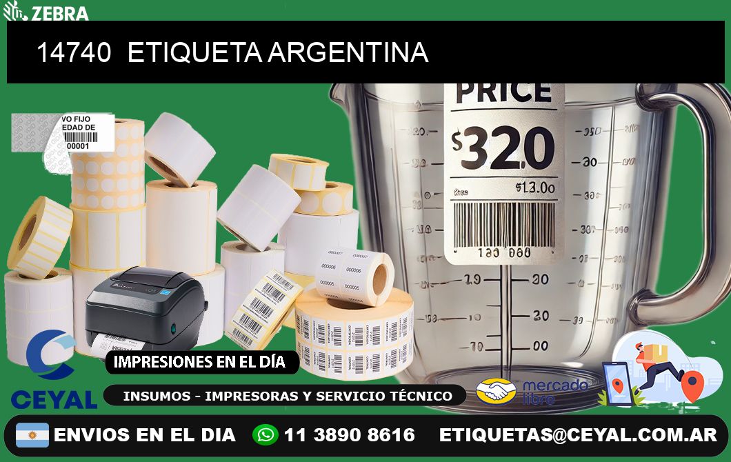 14740 ETIQUETA ARGENTINA